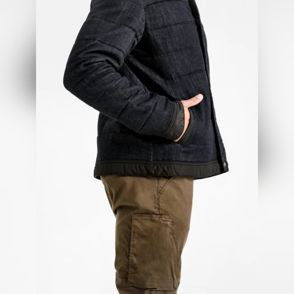 Duer Mens XXL Stay Dry Quilted Denim Jacket - Rinse